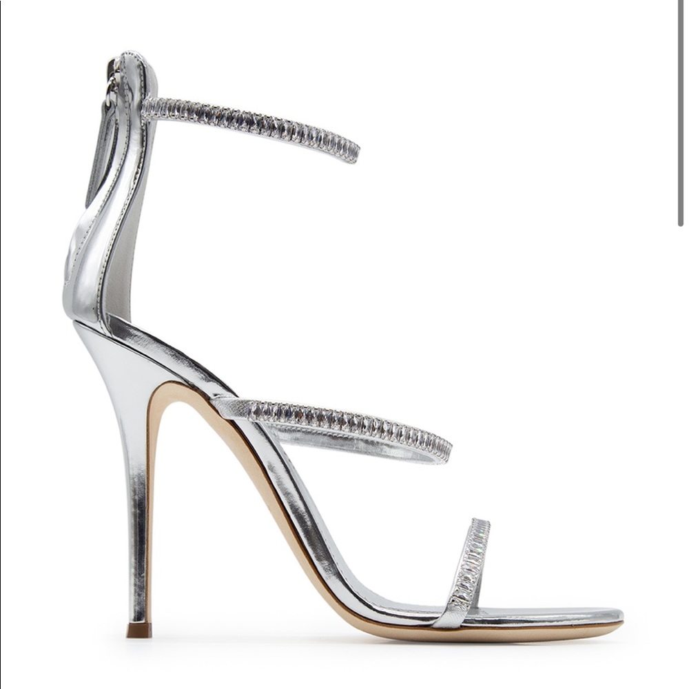 COPY - GIUSEPPE ZANOTTI Silver 'Harmony Sparkle' …